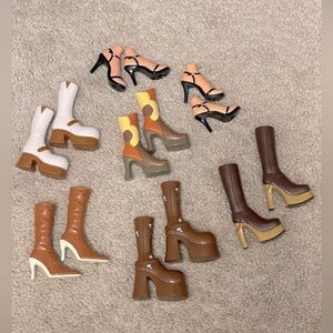 Bratz Doll Lot of Shoes & Boots